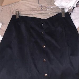 Kendall + Kylie button up skirt